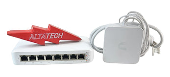 Ubiquiti USW-LITE-8-POE UniFi 8 Port PoE Gigabit Ethernet Layer 2 Switch, Used