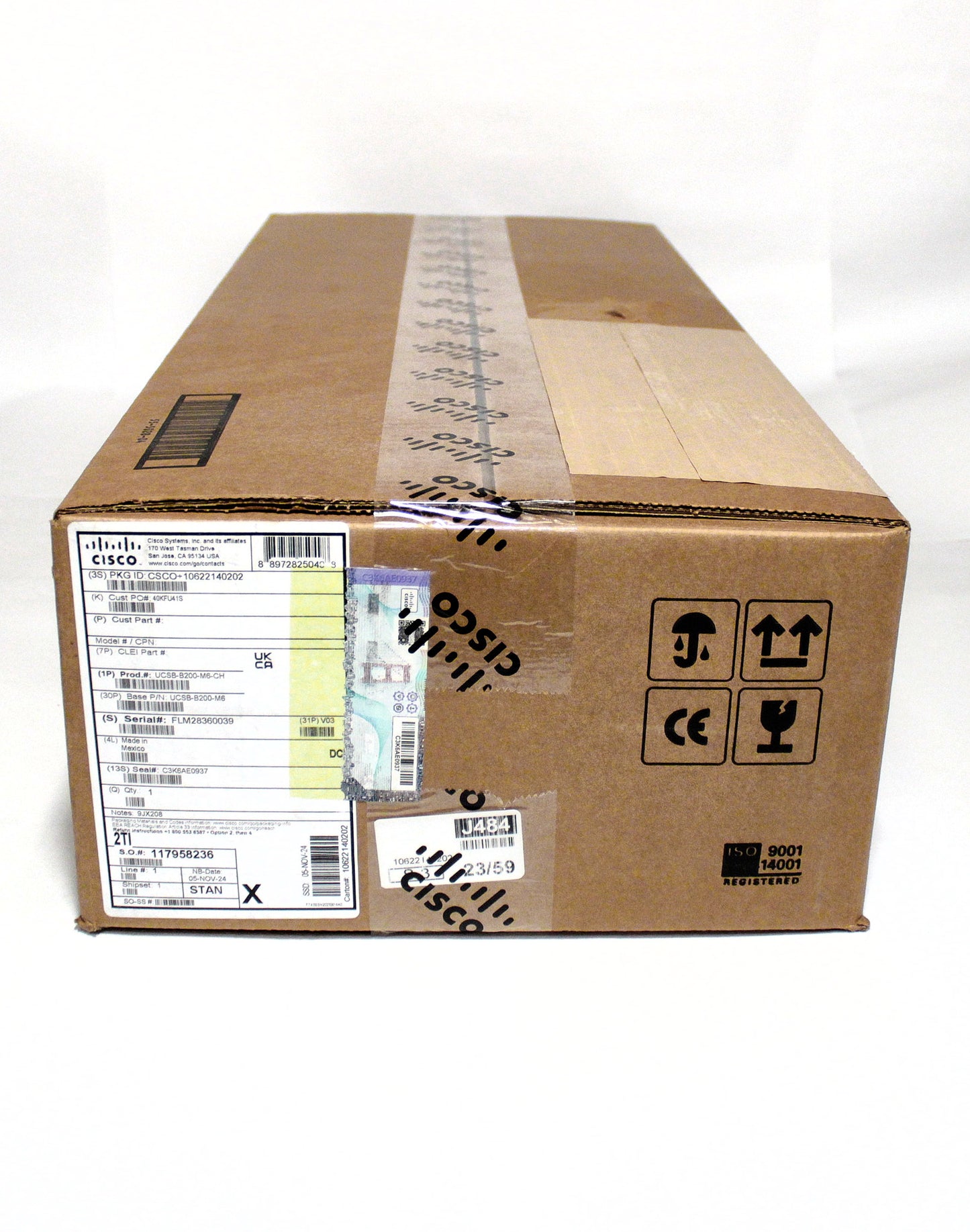 UCS UCSB-B200-M6_NEW UCSB B200 M6 CTO BLADE, New Sealed