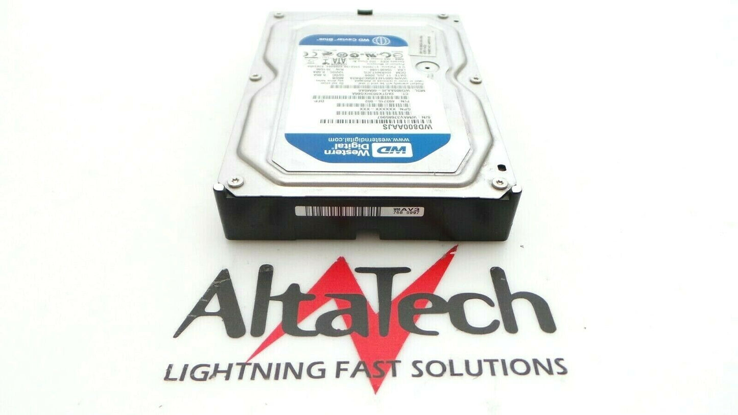 Western Digital 449978-001 80GB 7.2K SATA 3.5" Hard Disk Drive, Used