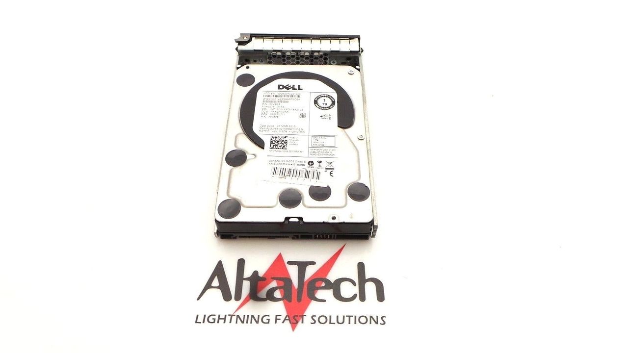 Western Digital WD1000FYYG Western Digital WD1000FYYG 1TB 7.2K SAS 3.5" 6G EP HDD Dell 00V8G9 Hard Drive, Used