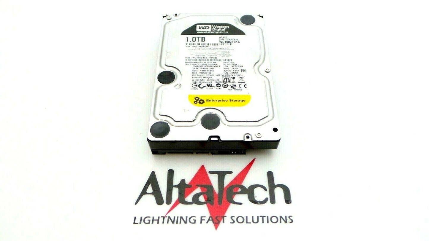 Western Digital WD1002FBYS 1TB 7.2K SATA 3.5" Hard Drive, Used