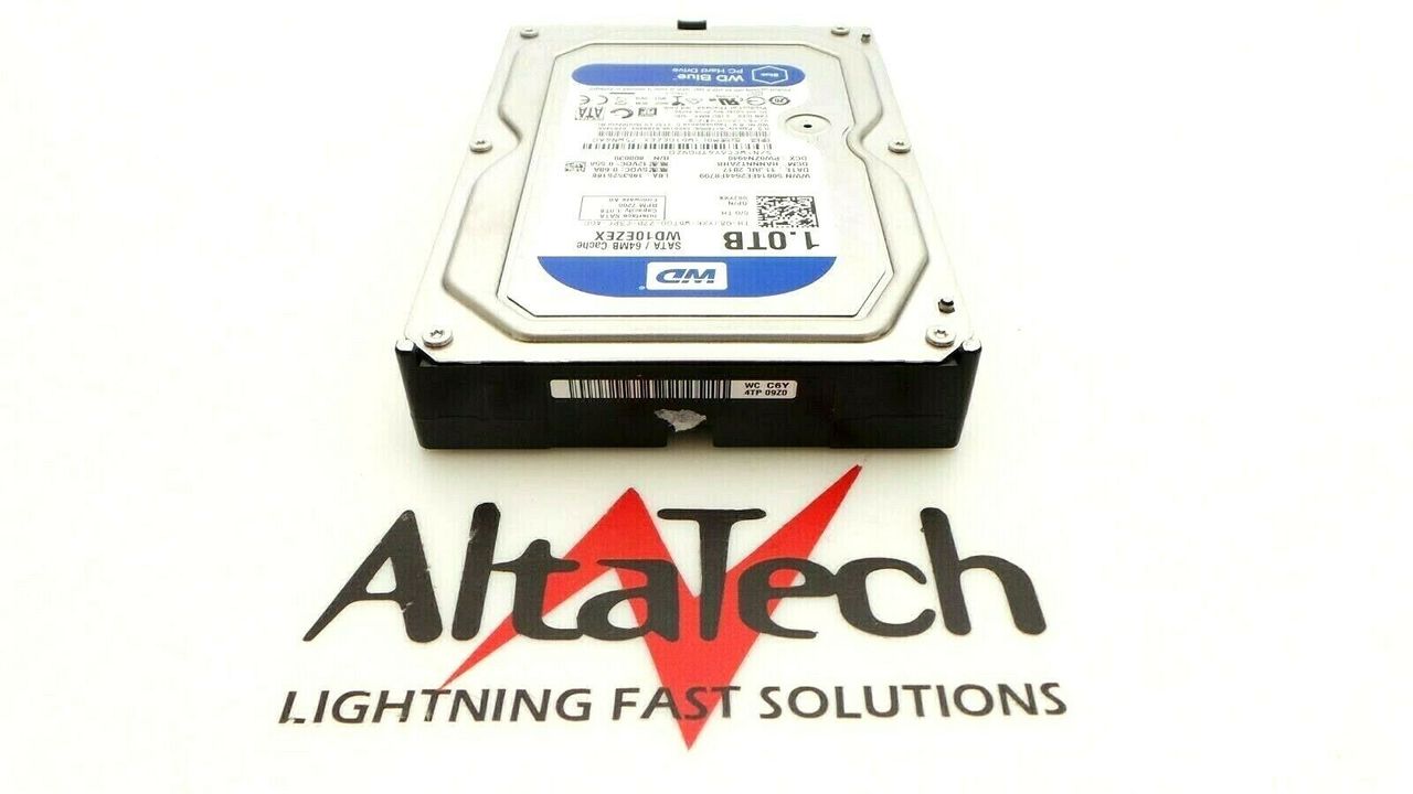 Western Digital WD10EZEX-75WN4A0 Dell 8JYXK 1TB 7.2K SATA 3.5" 6G Western Digital WD10EZEX-75WN4A0 Hard Drive, Used