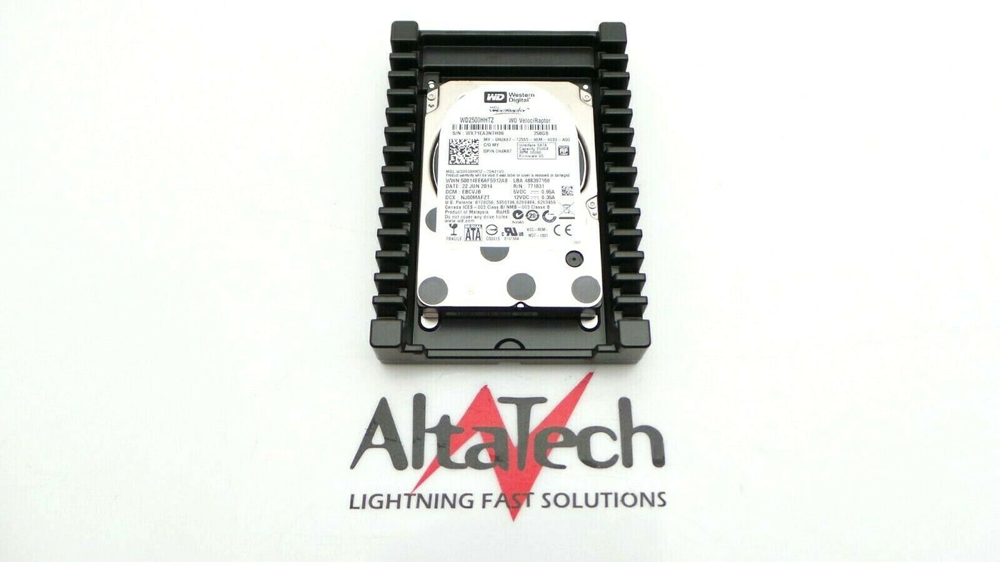 Western Digital WD2500HHTZ-75N21V0 Dell HJK87 250GB 10K SATA 3.5" Hybrid 6G HDD Western Digital VelociRaptor WD2500HHTZ-75N21V0, Used