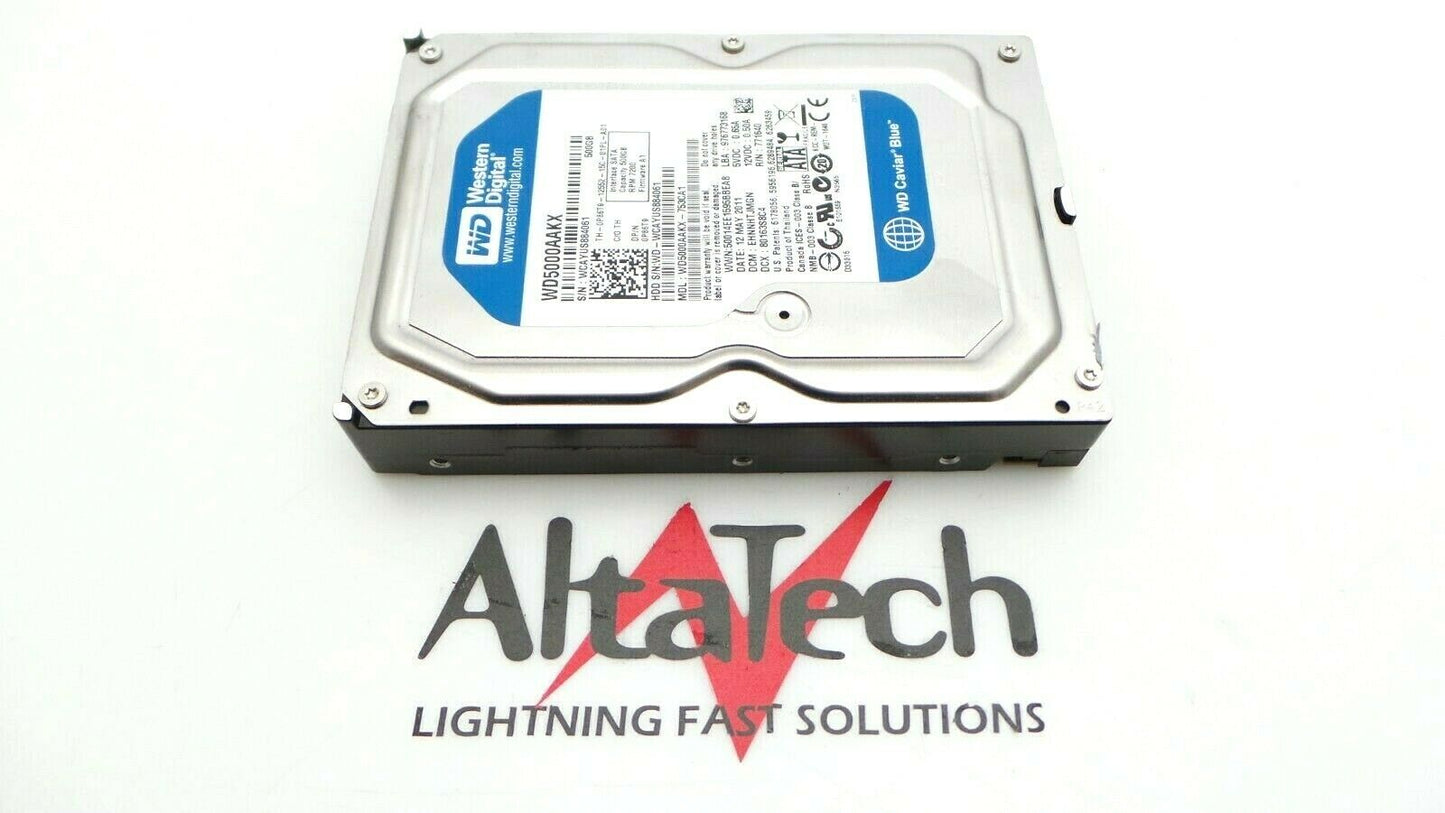 Western Digital WD5000AAKX-753CA1 Western Digital WD5000AAKX 500GB 7.2K SATA 3.5" 6G HDD Dell P86T9 Hard Drive, Used