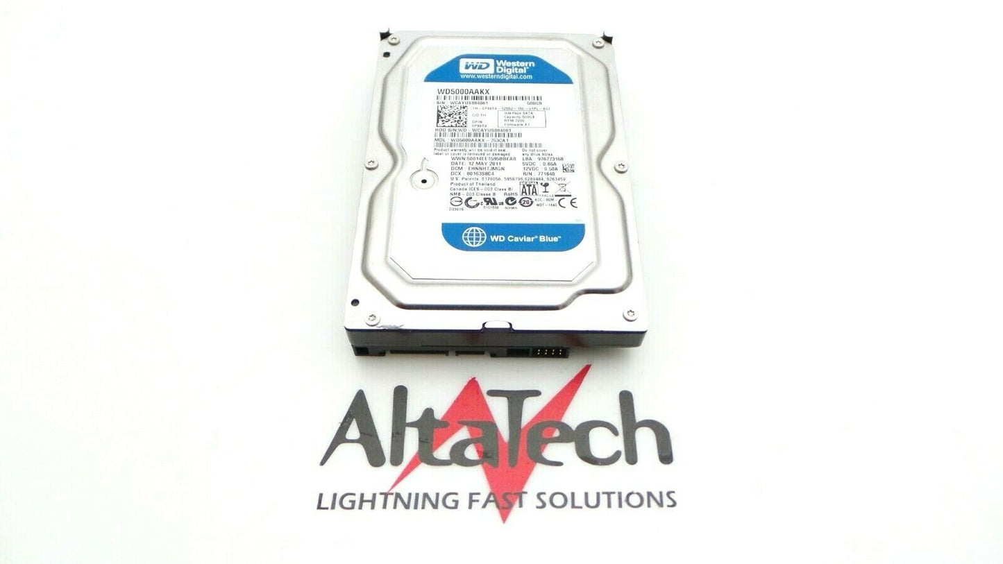 Western Digital WD5000AAKX-753CA1 Western Digital WD5000AAKX 500GB 7.2K SATA 3.5" 6G HDD Dell P86T9 Hard Drive, Used