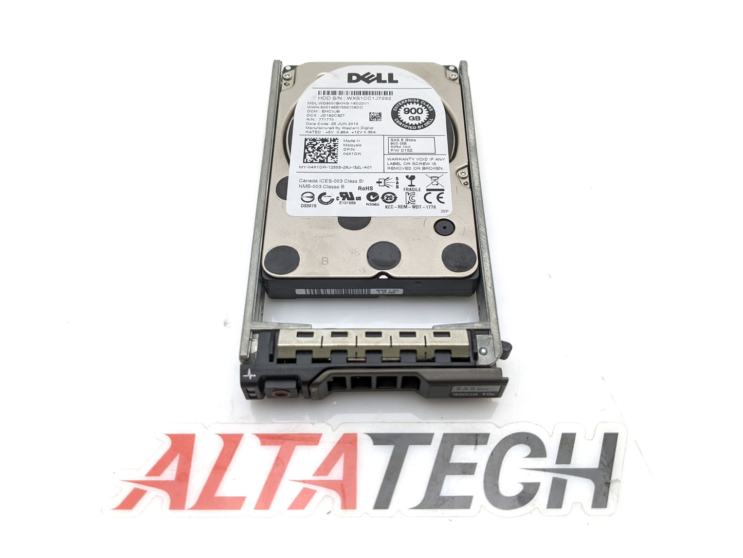 Western Digital WD9001BKHG-14D22V1 Western Digital WD9001BKHG-14D22V1 900GB 10K SAS 2.5 6G HDD Hard Disk Drive, Used