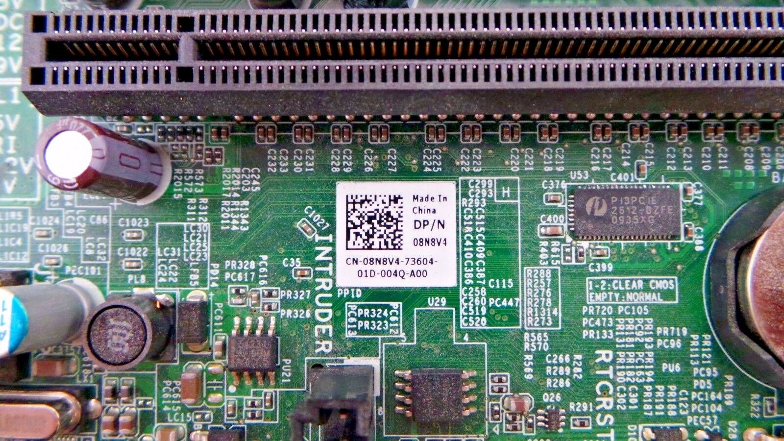 Dell 8N8V4 Optiplex XE DT Desktop System Board, Used