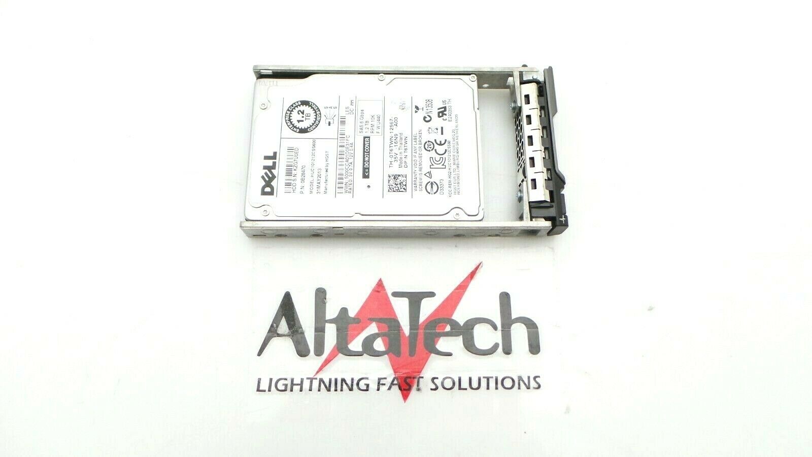 Dell T6TWN 1.2TB 10K SAS 2.5" 6G HDD, Used