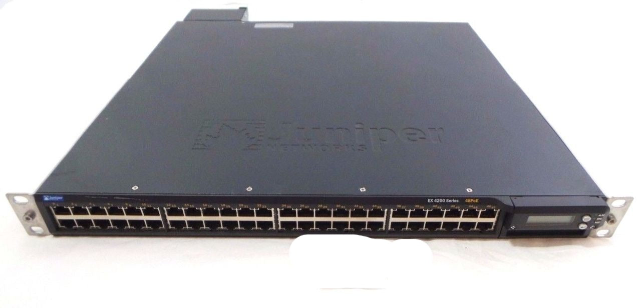 Juniper Networks EX4200-48P 48 Port PoE L3 Switch w/ 2x EX-PWR-930-AC